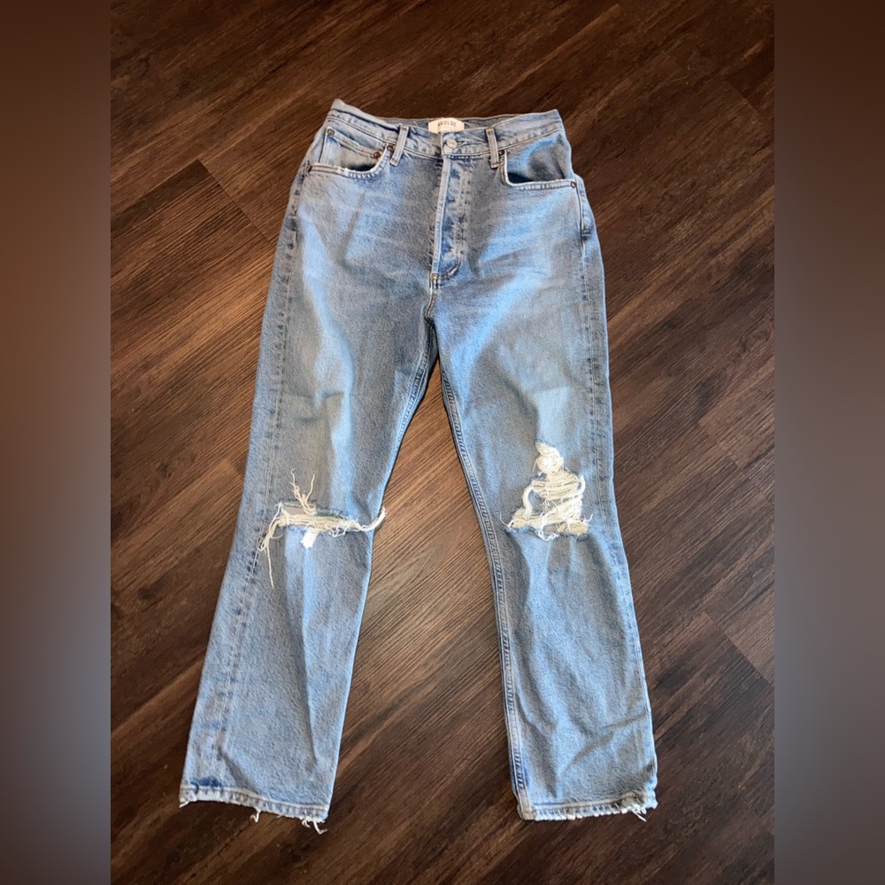 Agolde women’s Light Blue Washed Denim Jeans size 28